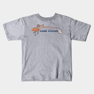 Come Closer 80s Pixel Art Kids T-Shirt